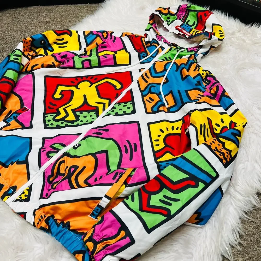MEMBERS ONLY X KEITH HARING MEN JACKET ICONS - Picture 3 of 7
